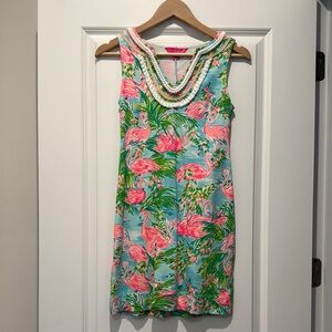 Lilly Pulitzer Sleeveless Flamingo Dress